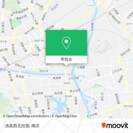 清真西北拉面地图