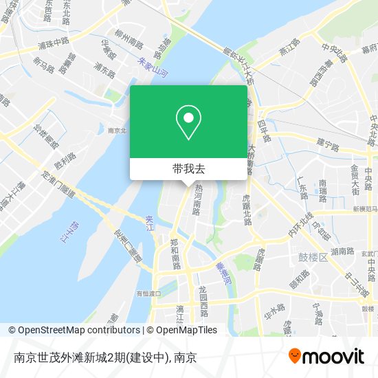 南京世茂外滩新城2期(建设中)地图