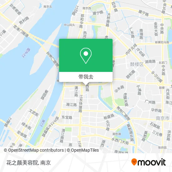 花之颜美容院地图