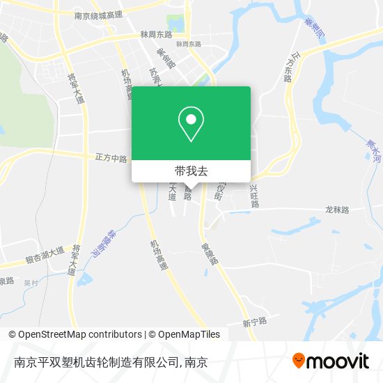 南京平双塑机齿轮制造有限公司地图