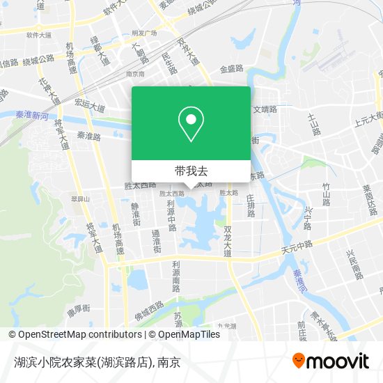 湖滨小院农家菜(湖滨路店)地图
