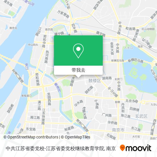 中共江苏省委党校-江苏省委党校继续教育学院地图