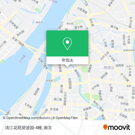 清江花苑碧波园-4幢地图