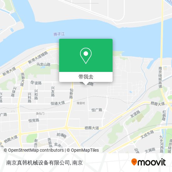 南京真韩机械设备有限公司地图