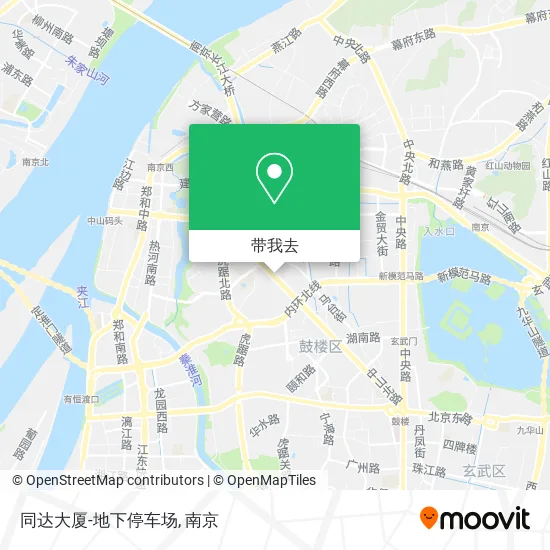 同达大厦-地下停车场地图