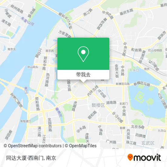 同达大厦-西南门地图