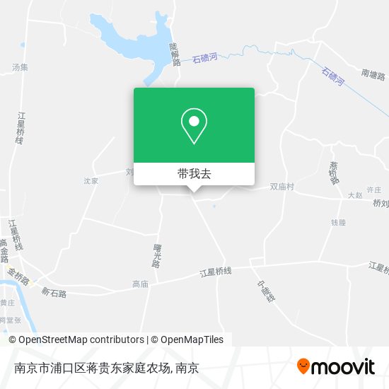 南京市浦口区蒋贵东家庭农场地图