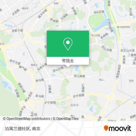 泊寓兰德社区地图