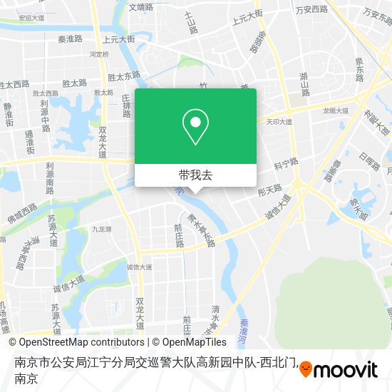 南京市公安局江宁分局交巡警大队高新园中队-西北门地图