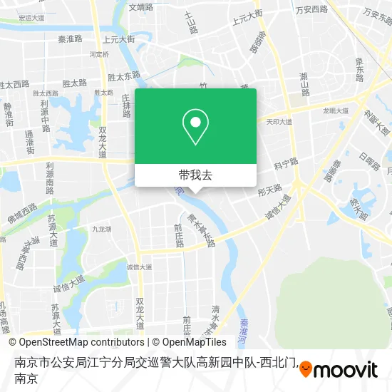 南京市公安局江宁分局交巡警大队高新园中队-西北门地图
