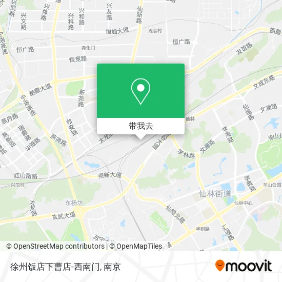 徐州饭店下曹店-西南门地图