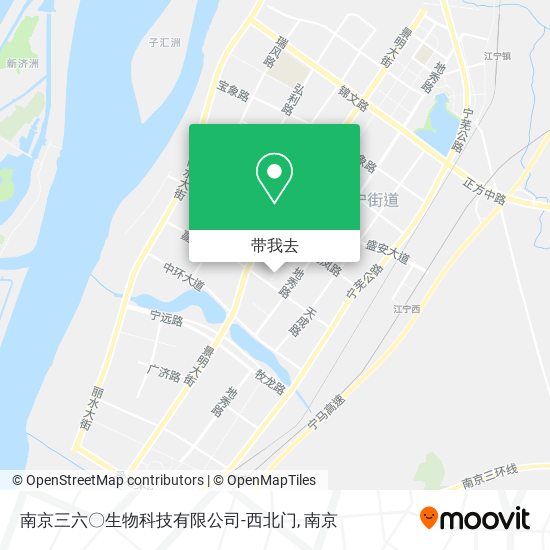 南京三六〇生物科技有限公司-西北门地图