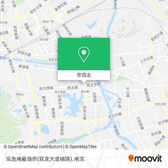 应急掩蔽场所(双龙大道辅路)地图
