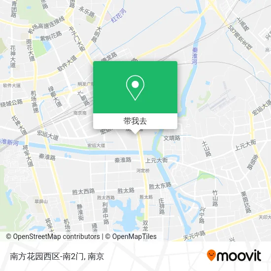 南方花园西区-南2门地图