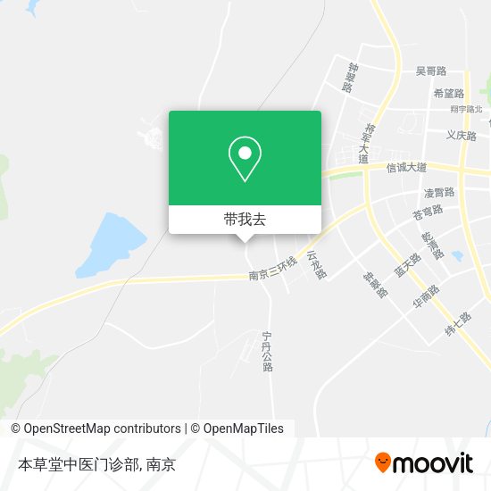 本草堂中医门诊部地图