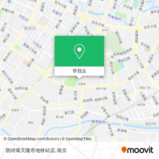 朗诗寓天隆寺地铁站店地图