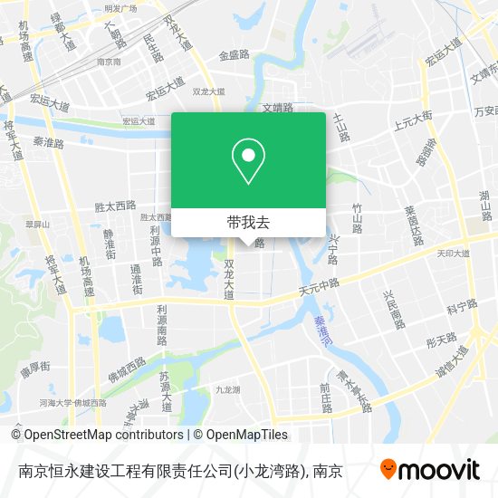 南京恒永建设工程有限责任公司(小龙湾路)地图