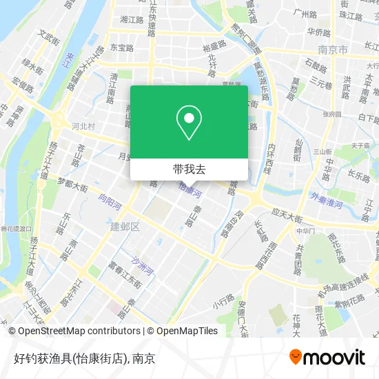 好钓获渔具(怡康街店)地图