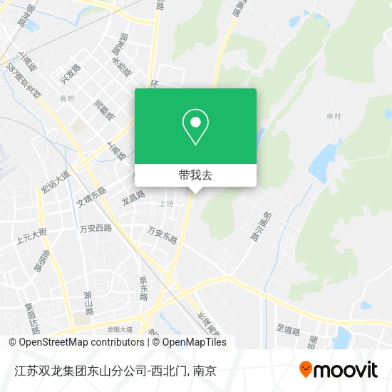 江苏双龙集团东山分公司-西北门地图