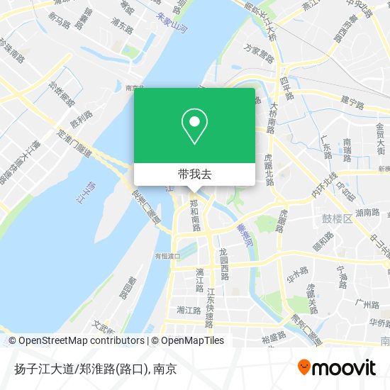 扬子江大道/郑淮路(路口)地图