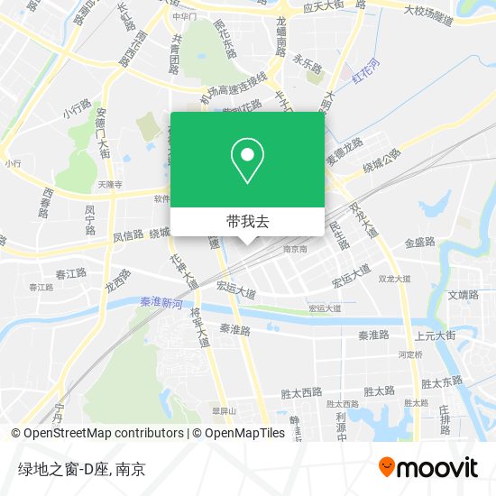 绿地之窗-D座地图