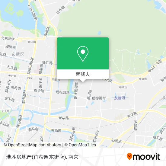 港胜房地产(苜蓿园东街店)地图