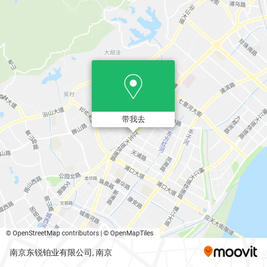 南京东锐铂业有限公司地图
