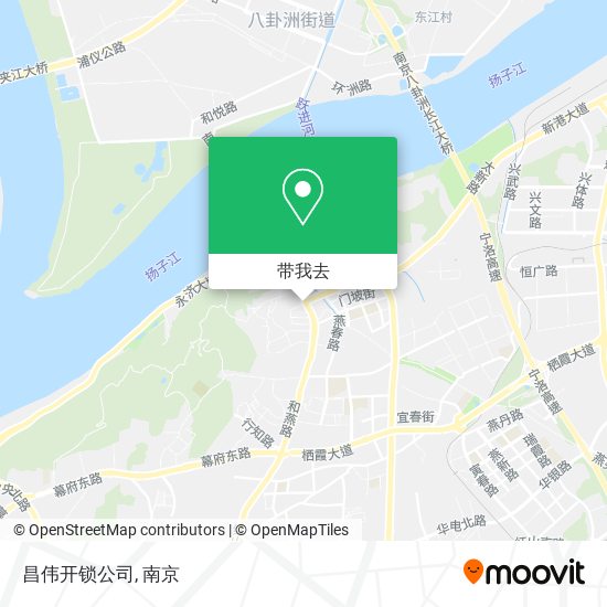 昌伟开锁公司地图