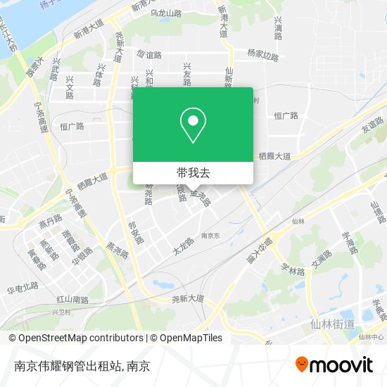 南京伟耀钢管出租站地图