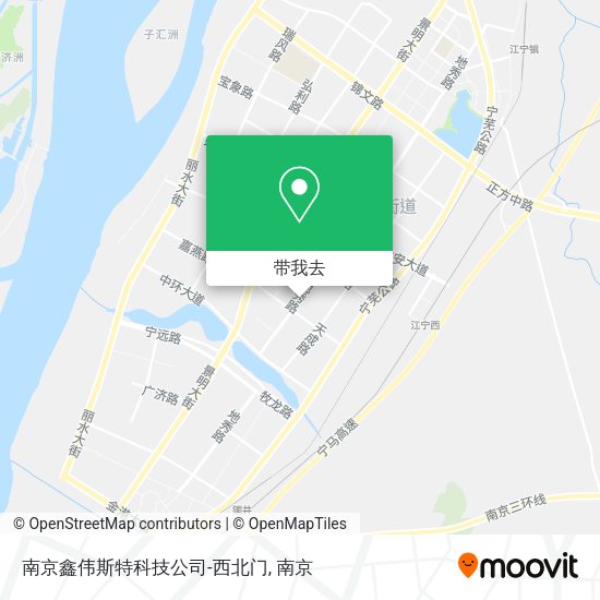 南京鑫伟斯特科技公司-西北门地图