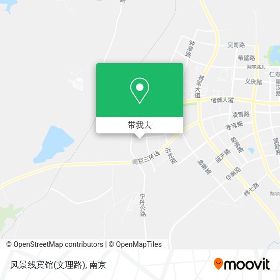风景线宾馆(文理路)地图