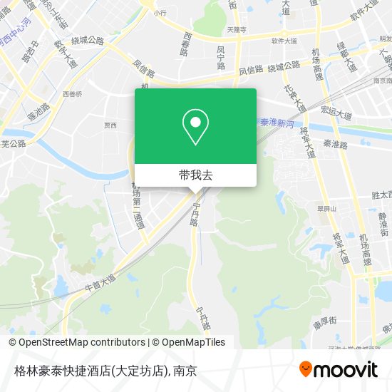 格林豪泰快捷酒店(大定坊店)地图