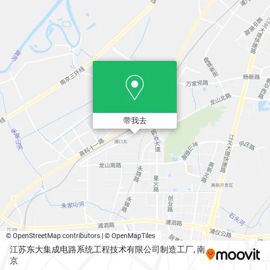 江苏东大集成电路系统工程技术有限公司制造工厂地图