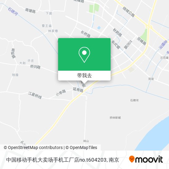 中国移动手机大卖场手机工厂店no.t604203地图