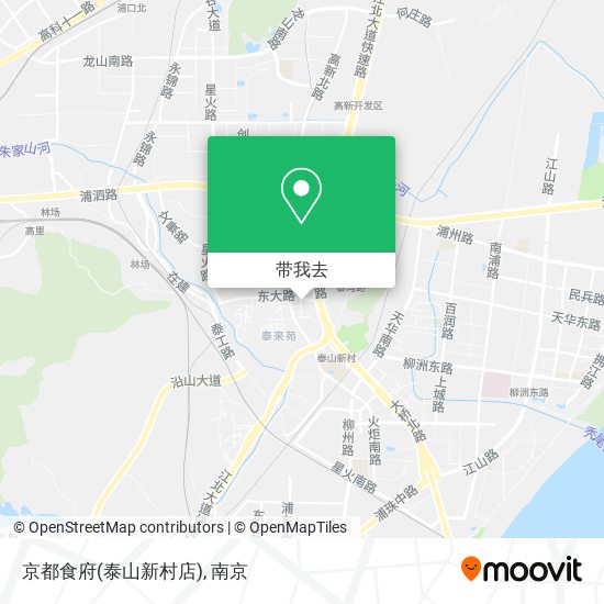 京都食府(泰山新村店)地图