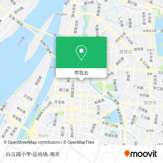 白云园小学-运动场地图