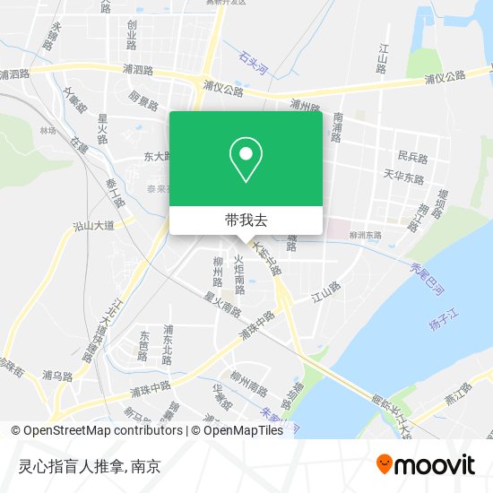 灵心指盲人推拿地图