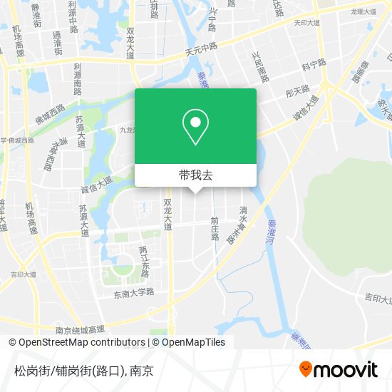 松岗街/铺岗街(路口)地图