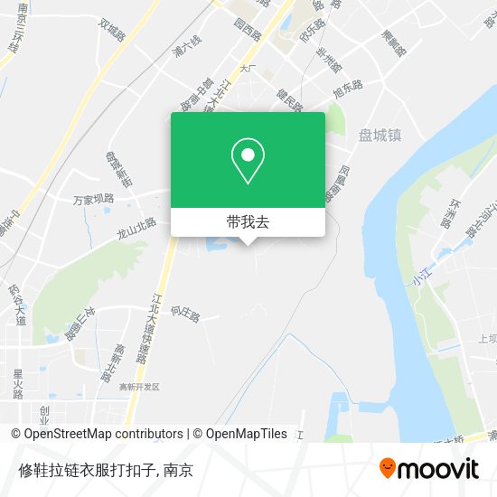 修鞋拉链衣服打扣子地图