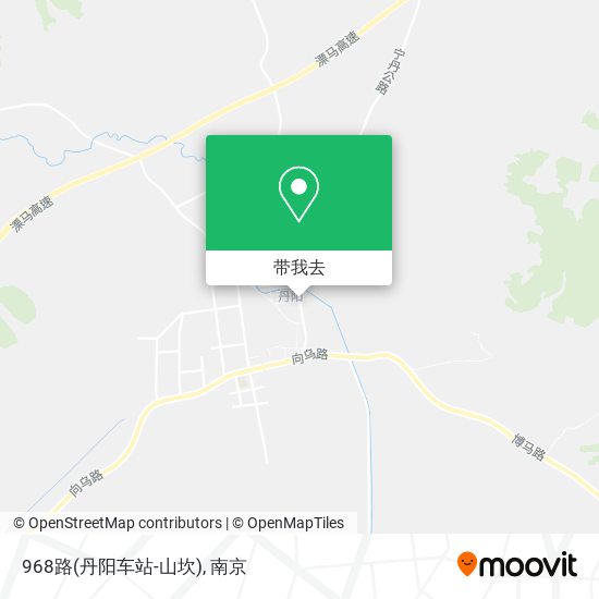 968路(丹阳车站-山坎)地图