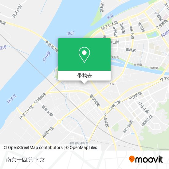 南京十四所地图