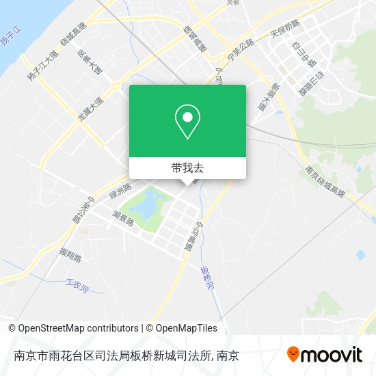 南京市雨花台区司法局板桥新城司法所地图