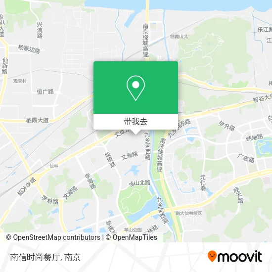 南信时尚餐厅地图
