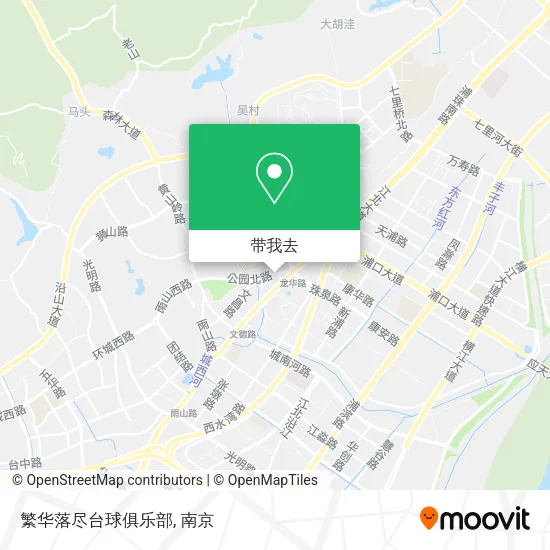 繁华落尽台球俱乐部地图
