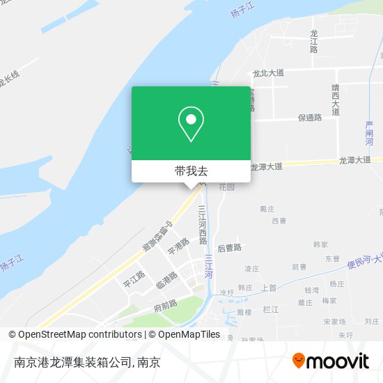 南京港龙潭集装箱公司地图