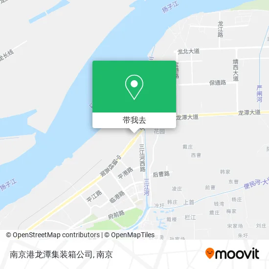南京港龙潭集装箱公司地图