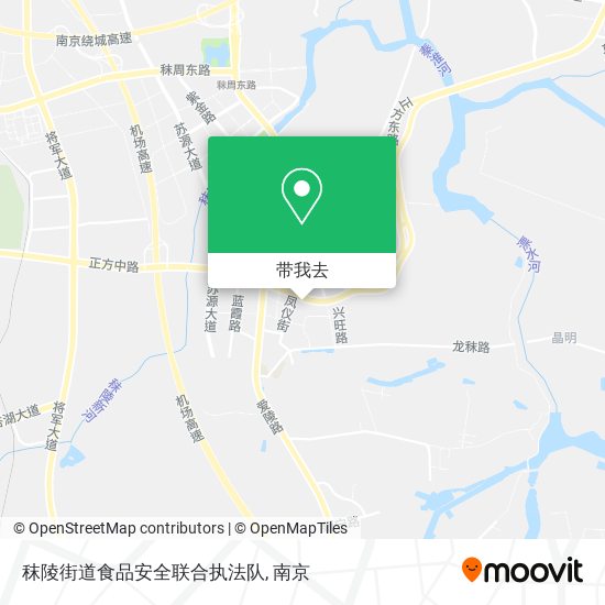 秣陵街道食品安全联合执法队地图
