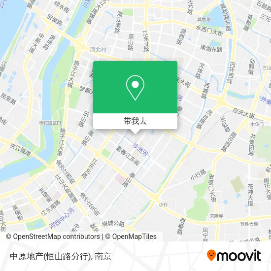 中原地产(恒山路分行)地图