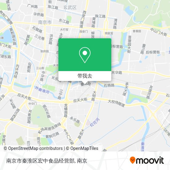 南京市秦淮区宏中食品经营部地图