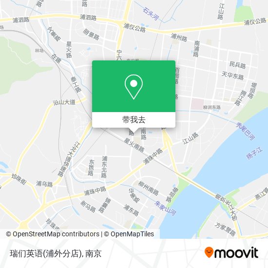 瑞们英语(浦外分店)地图